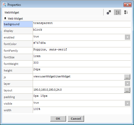 bms totals chart properties